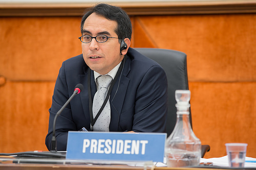 SCCR Chair, Martin Moscoso © WIPO 2014