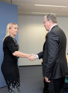 Benoît Battistelli meets Elżbieta Bieńkowska