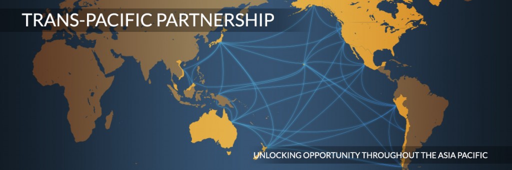 USTR's map of the TPP
