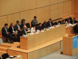 WHA68 closing ceremony