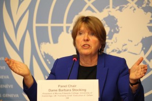 Panel Chair Barbara Stocking, photo credit John Zaracostas