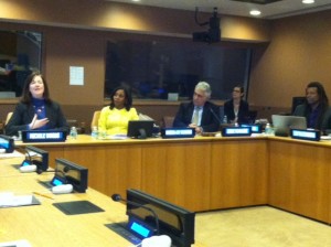 Michele Woods, Shorna Kay-Richards, Eddie Schwartz and Melvin Gibbs at WIPO IP Day at UN