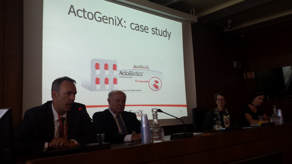 Speakers at the biotech industry side event at WIPO