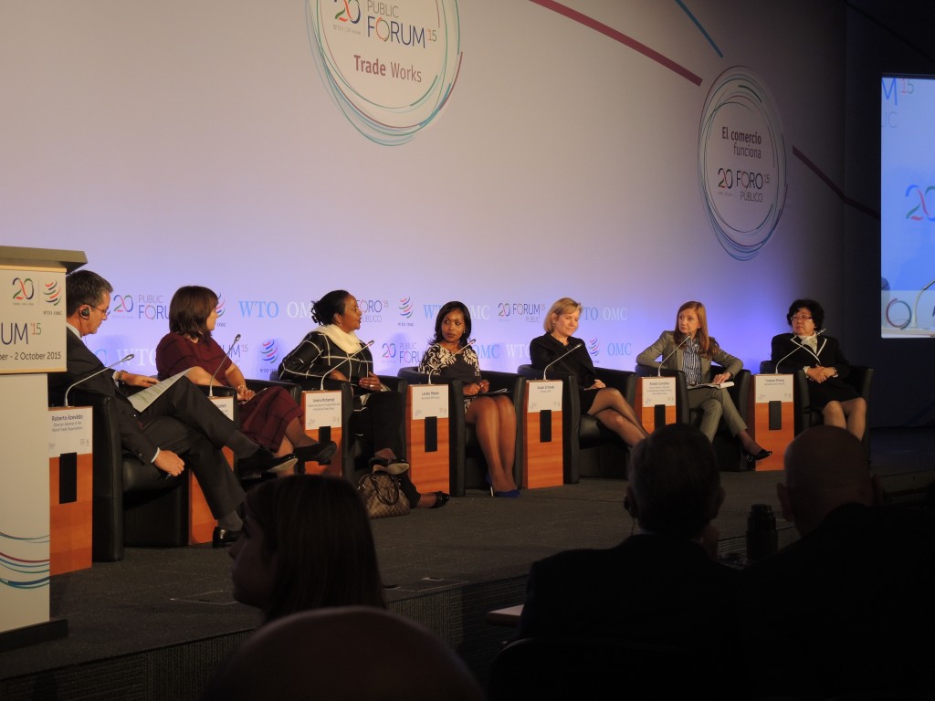 All-women panel opens WTO Public Forum