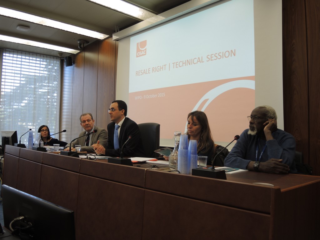 Panellists at CISAC event