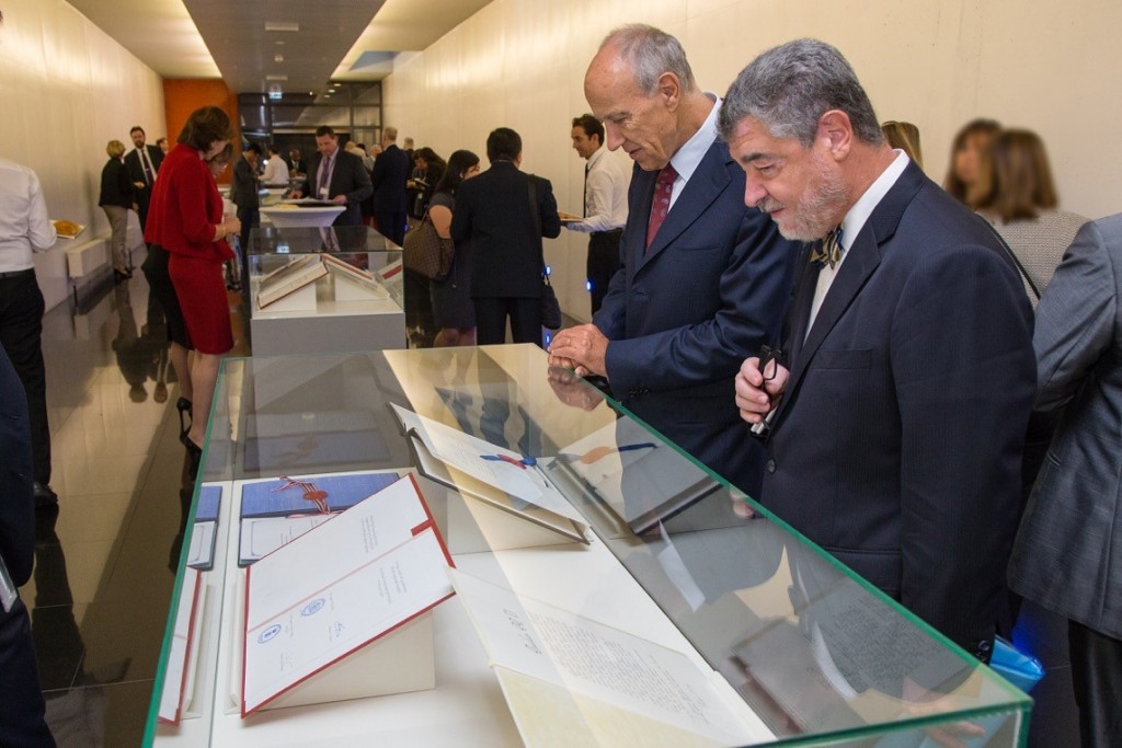 (l to r) WIPO Director General Francis Gurry and Deputy Director General Mario Matus
