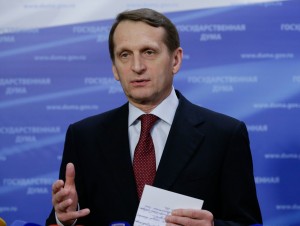 Sergey Naryshkin head of Russian State Duma