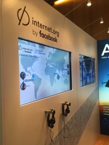HAPS stall showcasing Facebook’s Internet.org initiative