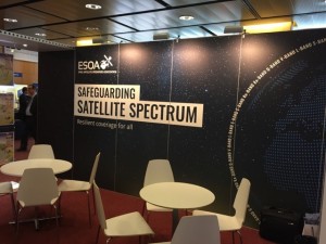Satellite industry group ESOA’s stall