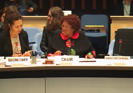 WHO Executive Board Chair Precious Matsoso