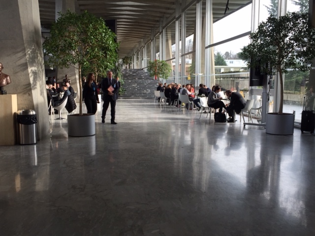 WHO lobby during the Executive Board meeting