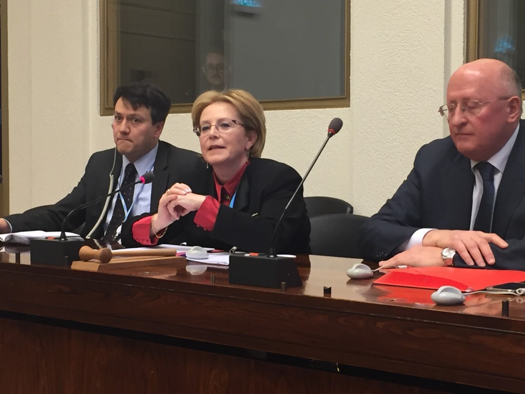 Russian Health Minister Veronika Skvortsova