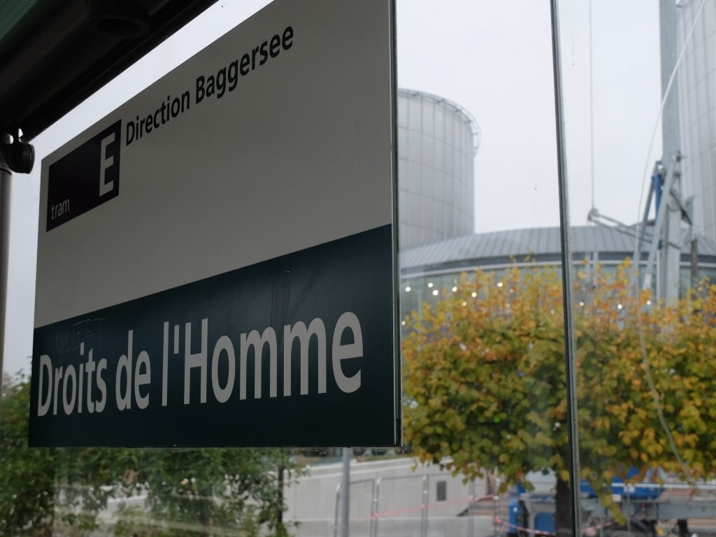 Hopefully more than an empty bus stop in Straßbourg, France - the seat of the European Council of Human Rights