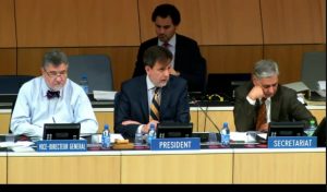 CDIP Chair Amb. Luis Enrique Chávez Basagoitia of Peru