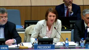 CDIP Vice-Chair Kerry Faul, head of South Africa National Intellectual Property Management Office