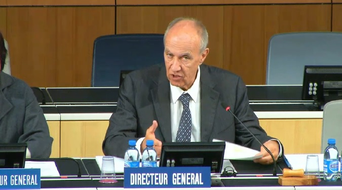 WIPO Director General Francis Gurry at a recent WIPO meeting