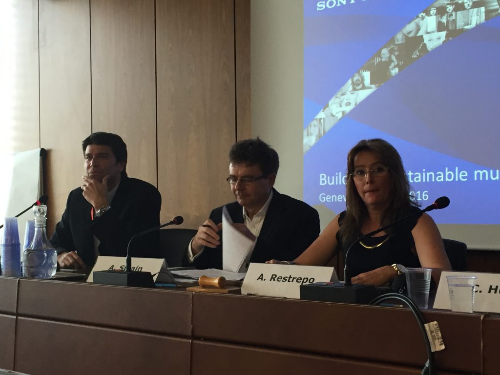 Speakers at the International Federation of the Phonographic Industry (IFPI) side event