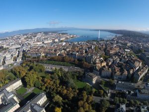 Geneva aerial view