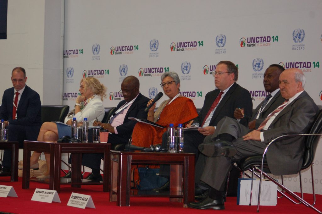 Panel on NTMs at UNCTAD 14 in Nairobi