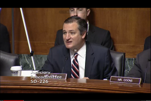 Sen. Ted Cruz chairs today's panel