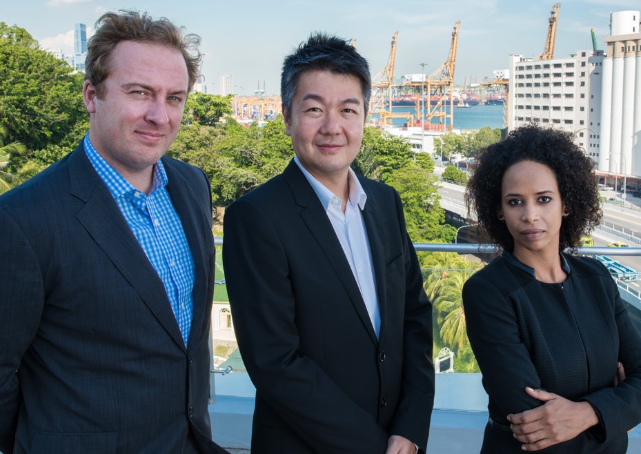 Chris Clague, Senior Editor, Thought Leadership, Economist Intelligence Unit. Simon Jim, Chairman, EuroCham Intellectual Property Rights Committee. Lina Baechtiger, Executive Director, EuroCham, Singapore