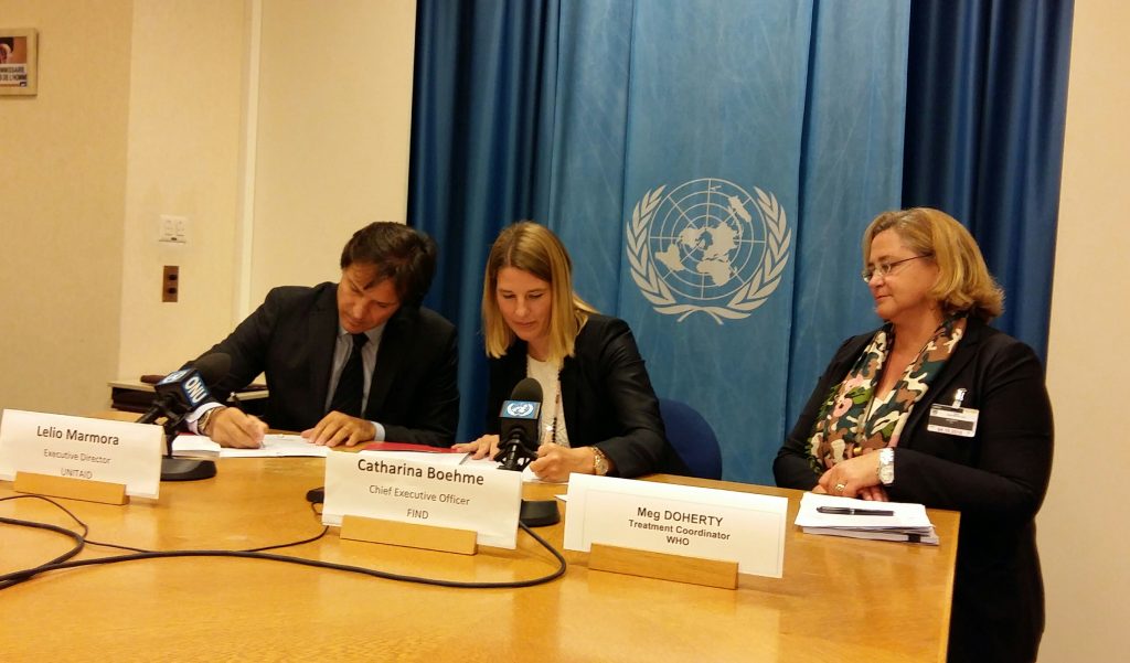 UNITAID-FIND press briefing at the UN today