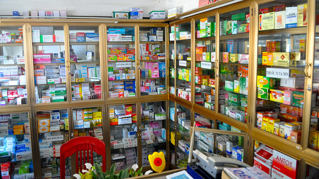 A pharmacy in Vietnam